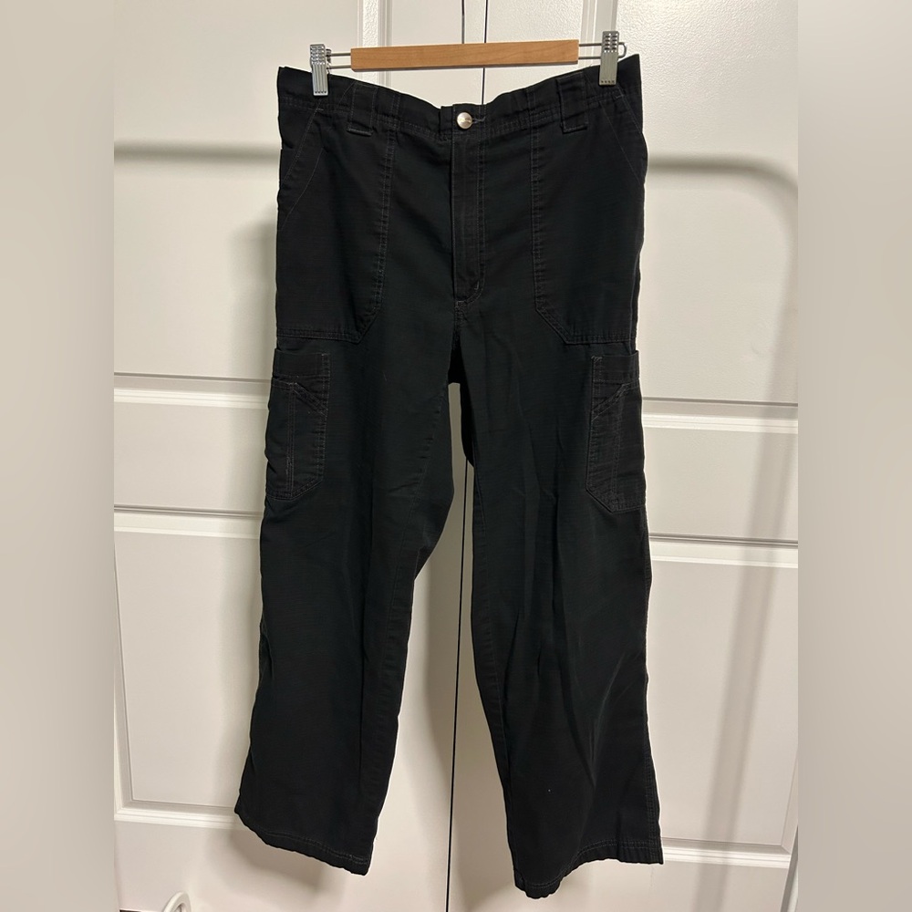 Carhartt Men's Black Wide Leg Cargo Pants